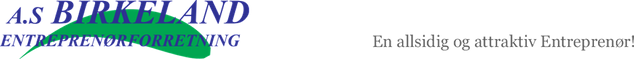Logo, Birkeland Entreprenørforretning